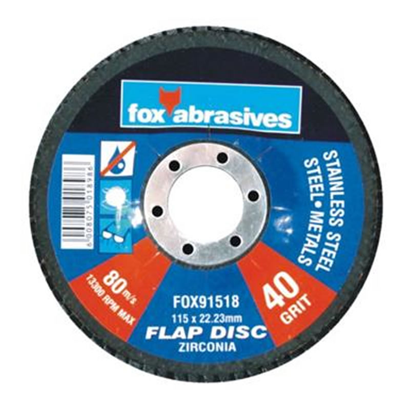 Abrasives Standard - Flap Discs 115MM 40G